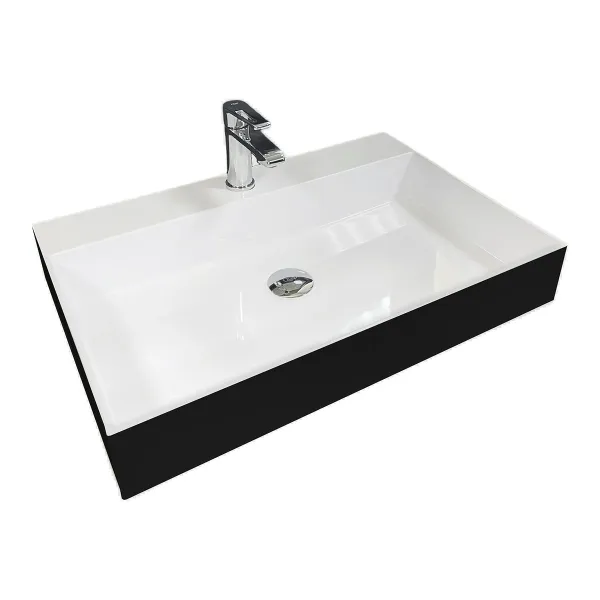 Washbasin Adamant SLENDER Black-white Washbasin Adamant SLENDER Black-white