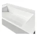 Washbasin Adamant SLIT 80 White