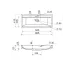 Washbasin Adamant Streng New 100 White Washbasin Adamant Streng New 100 White