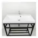 Washbasin Adamant Streng New 100 White Washbasin Adamant Streng New 100 White