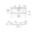 Washbasin Adamant Streng New 80 White Washbasin Adamant Streng New 80 White