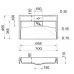 Washbasin Adamant Vision 70 White Washbasin Adamant Vision 70 White