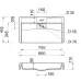 Washbasin Adamant Vision 80 White