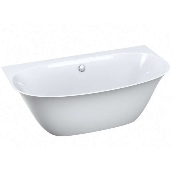 Artificial-stone bathtub Adamant Elina White