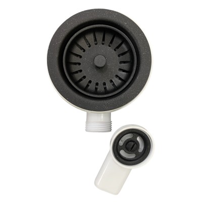 Waste trap Adamant FSA-01 Metallic black