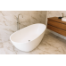 Artificial-stone bathtub Adamant Laura White