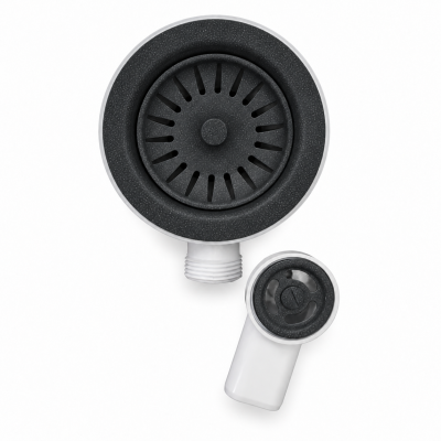Waste trap Adamant FSA-01 Black