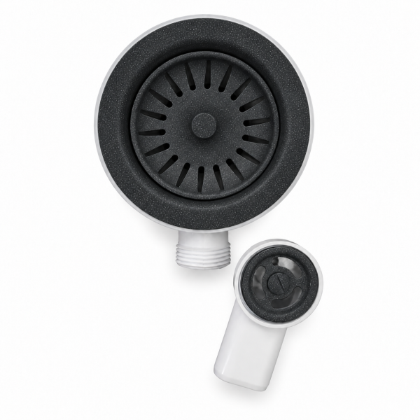Waste trap Adamant FSA-01 Black