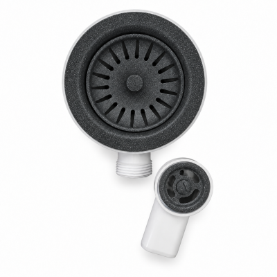 Waste trap Adamant FSA-01 Metallic black