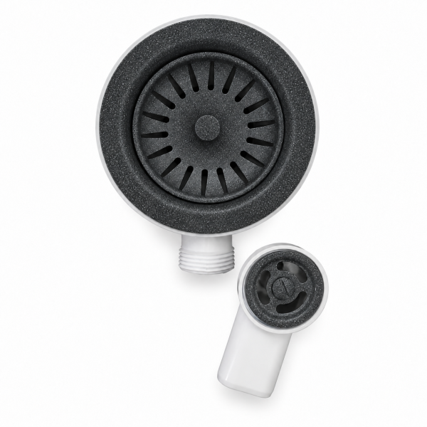Waste trap Adamant FSA-01 Metallic black