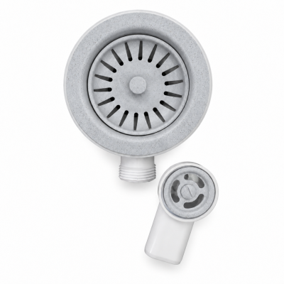 Waste trap Adamant FSA-01 Light grey